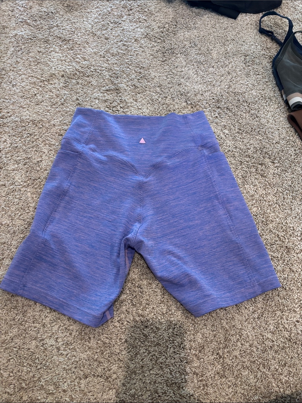 VITALITY Women’s High-Waist Purple Bike Shorts